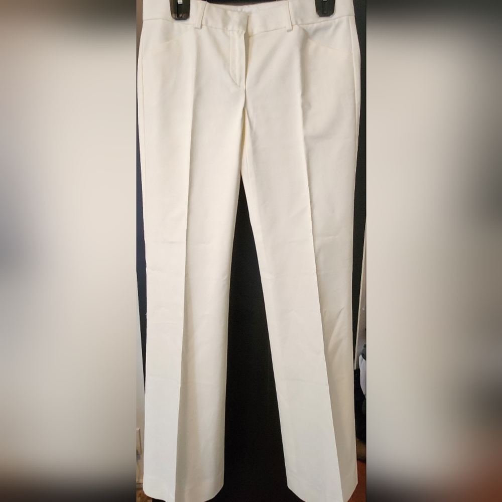 Theory Cream Chinos Straight-Leg Tailored